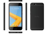 HTC One A9s black variant front and back view
