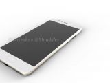 Huawei P10 render showing side power button and volume rocker