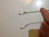 Frayed iPhone cable