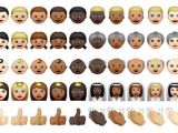 Racially-diverse (scrollable) emojis