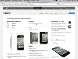 Alleged iPhone 5 web site leak