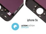 iPhone 5S front panel compared to corresponding iPhone 5 part
