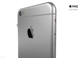 iPhone 7 in grey, back view