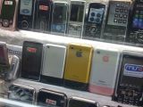 iPhone nano knockoffs on shelves in Thai store