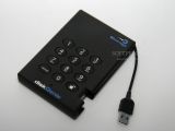 iStorage diskGenie AES-256 encrypted portable hard drive with USB cable
