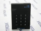iStorage diskGenie AES-256 encrypted portable hard drive - Front view