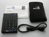 iStorage diskGenie AES-256 encrypted portable hard drive - Packaging contents
