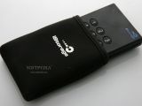 iStorage diskGenie AES-256 encrypted portable hard drive with protective sleeve