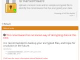 ID Ransomware service detecting the Maktub Locker ransomware variant