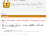 ID Ransomware service detecting the TeslaCrypt 4.0 ransomware variant