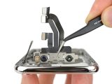 The Face ID camera assembly on the iPhone X