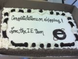 Cake given by IE team to Firefox devs on Firefox 2's release