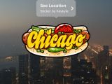 Instagram sticker for Chicago