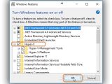 Search for Turn Windows features on and off to activate Microsoft Hyper-V