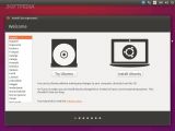Choose between installing or trying Ubuntu 15.10