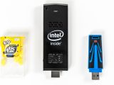 Size comparison for the Intel Compute Stick
