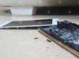 iPhone 6s caught fire after charging