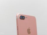 iPhone 7 Plus dual camera on the Rose Gold version