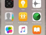 iOS 9 on iPhone SE screenshot