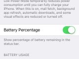 iOS 9 on iPhone SE screenshot battery life in standby mode