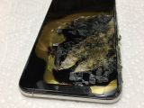 iPhone XS Max damaged from fire