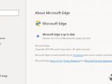Current version of Microsoft Edge