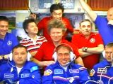 The crew aboard the International Space Station
