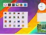 KDE Plasma 5.8 LTS with desktop widgets