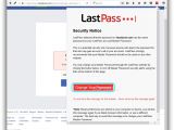 When using your LastPass master password to secure another account, the tool recommends you to change it