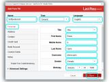 Add a form fill in LastPass by entering your personal information