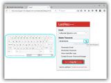 Use a virtual keyboard to log into LastPass if you're not using a trusted device