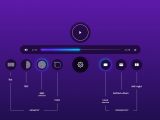 Built-in player for 360-degree videos
