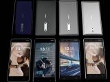 Nokia 8 in the top left corner with a dual-camera system too