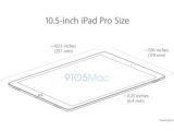 Alleged iPad Pro 10.5-inch dimensions