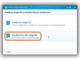 In EaseUS Todo PcTrans, easily transfer files using the image file