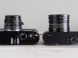 Leica M and Q cameras - top view