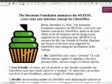 LibreOffice Writer with Single ToolbarMUFFIN