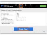 You can configure many settings for the custom scanner in Malwarebytes Anti-Malware