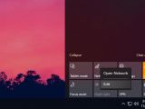 Quick Actions in Windows 10 19H1