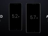 The Meizu PRO 7 and PRO 7 Plus both come with a Super AMOLED display on the front