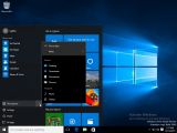 Windows 10 build 10565 Start menu