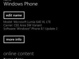 Lumia 640 XL Windows Phone screenshot