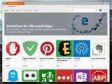 Microsoft Edge extensions highlighted in the Store without dedicated section