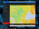 Weather app with Fluent Design update