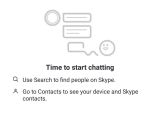 New Skype version on Android