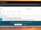 Microsoft Edge ads on Bing search
