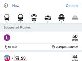 Moovit comes with multiple transportation options