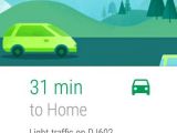 Android Wear screenshot: Moto 360 2015 traffic info