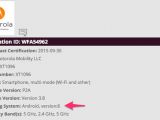 Verizon Moto X (2nd Gen) certification