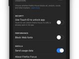 Unlock Firefox Focus via Touch or Face ID